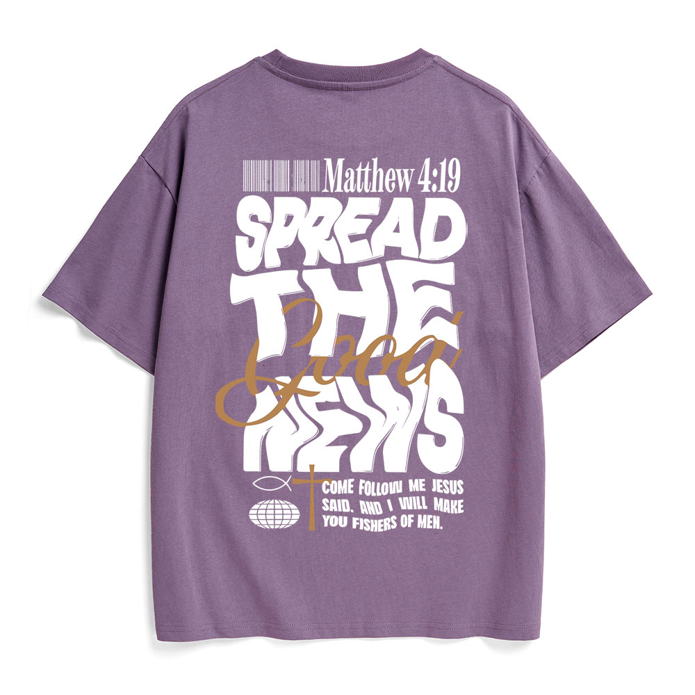 Spread The Good News Christian Heavy Cotton T-Shirt