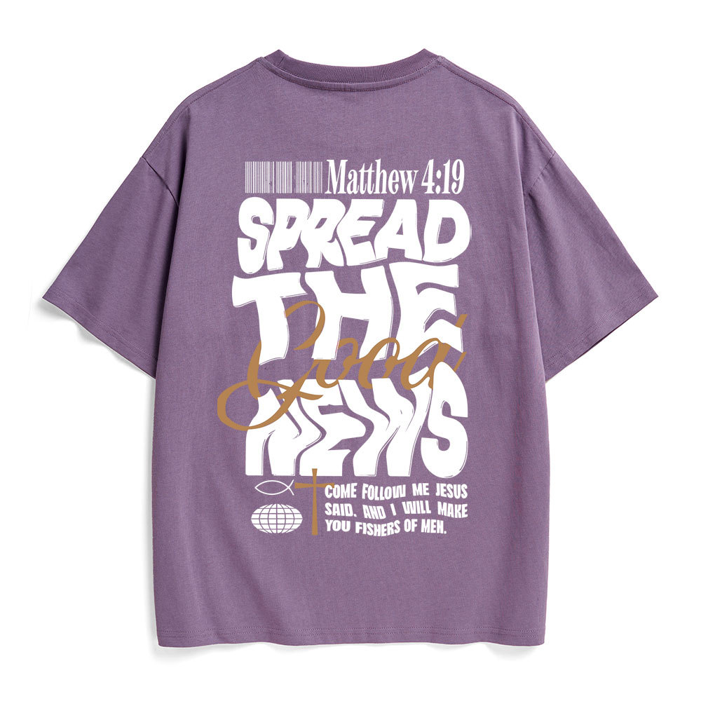Spread The Good News Christian Heavy Cotton T-Shirt