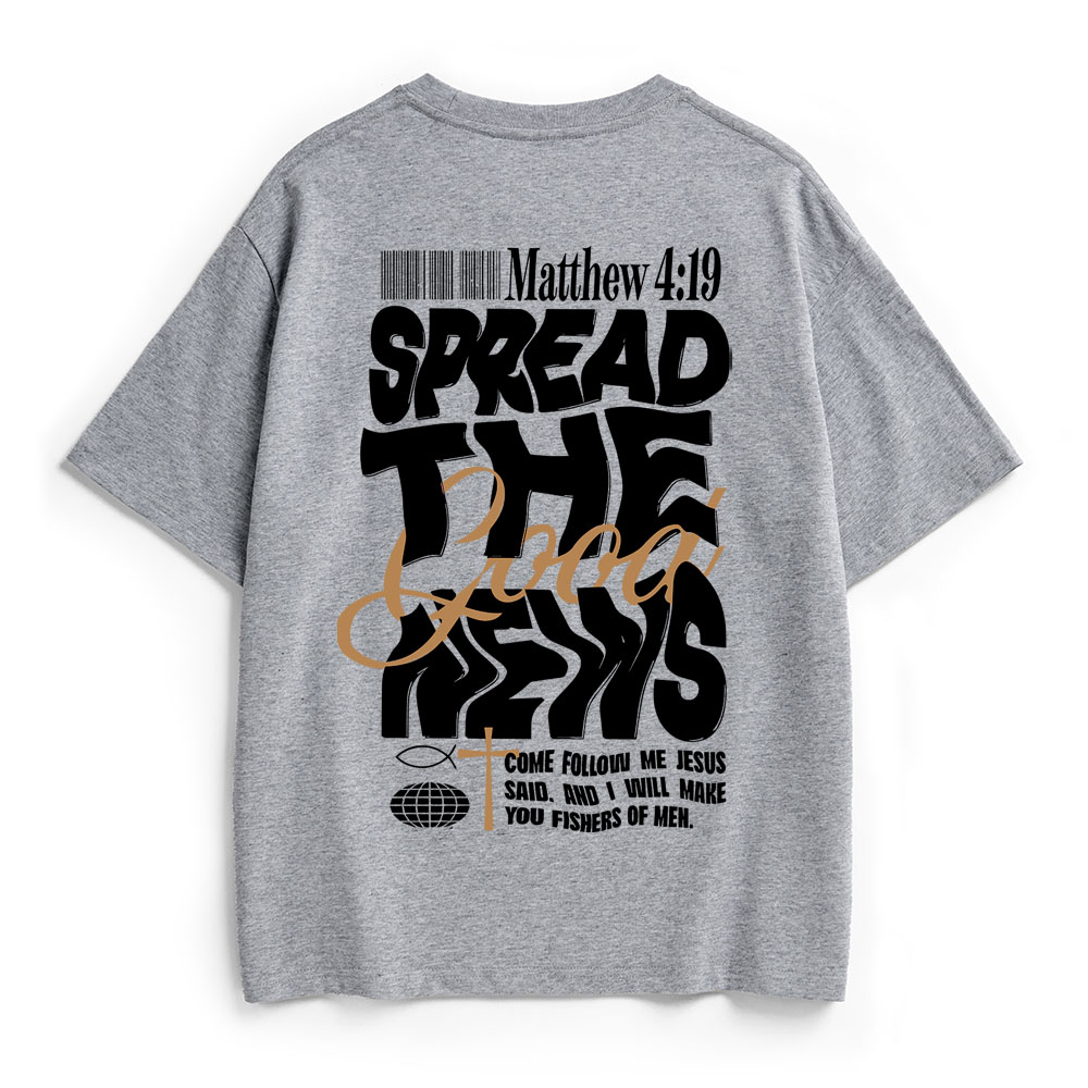 Spread The Good News Christian Heavy Cotton T-Shirt