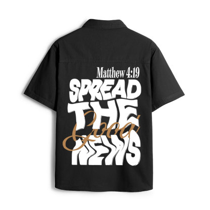 Spread The Good News Christian Work Shirt