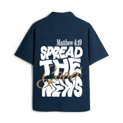 Spread The Good News Christian Work Shirt