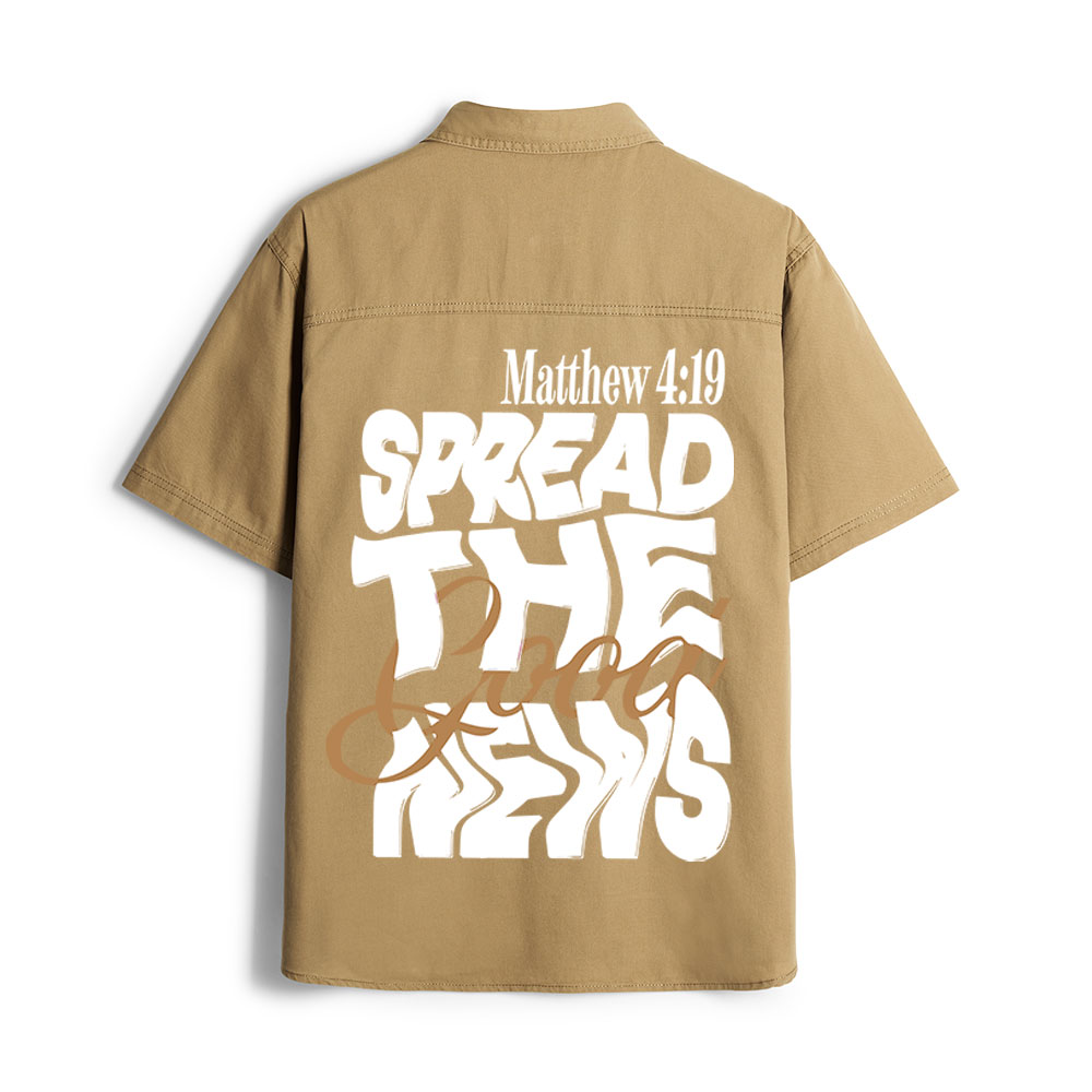 Spread The Good News Christian Work Shirt