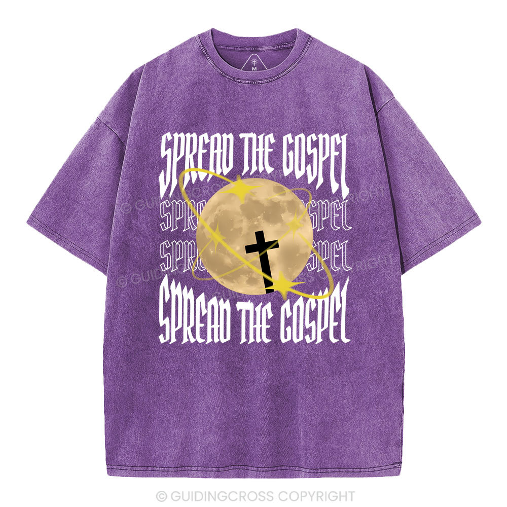 Spread The Gospel Christian Washed T-Shirt