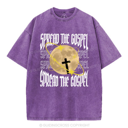Spread The Gospel Christian Washed T-Shirt