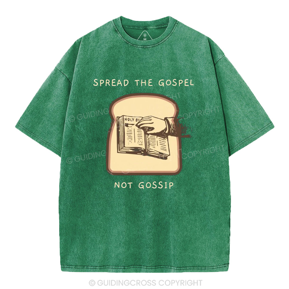 Spread The Gospel Christian Washed T-Shirt