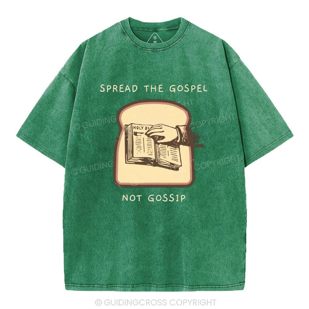 Spread The Gospel Christian Washed T-Shirt