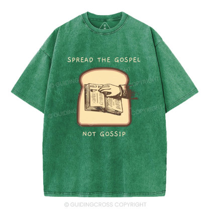 Spread The Gospel Christian Washed T-Shirt