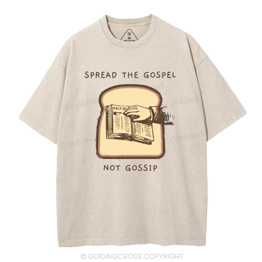 Spread The Gospel Christian Washed T-Shirt