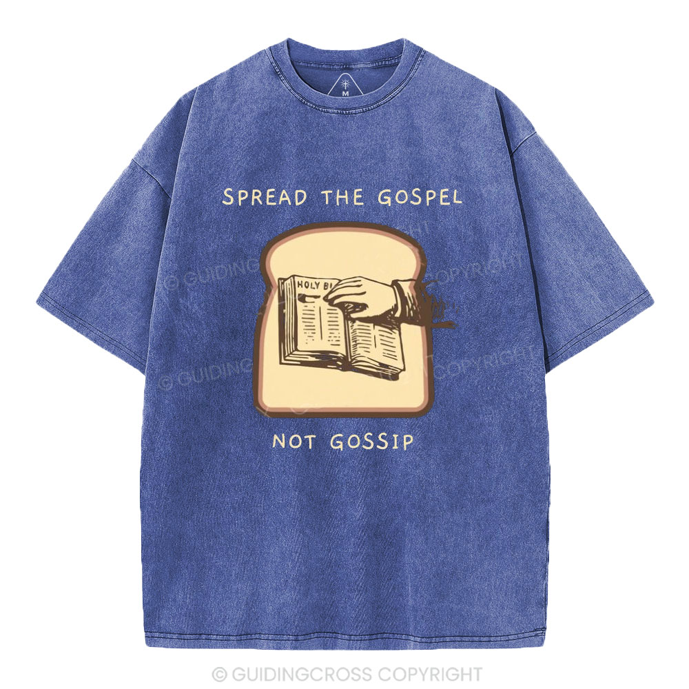 Spread The Gospel Christian Washed T-Shirt