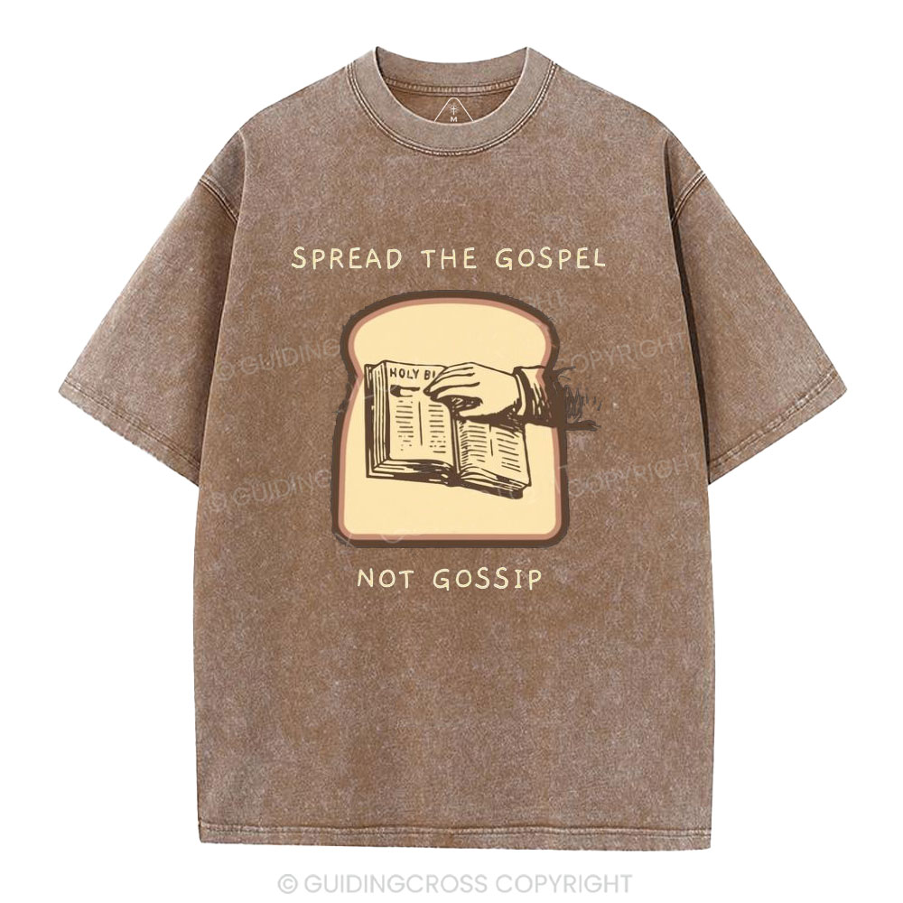 Spread The Gospel Christian Washed T-Shirt