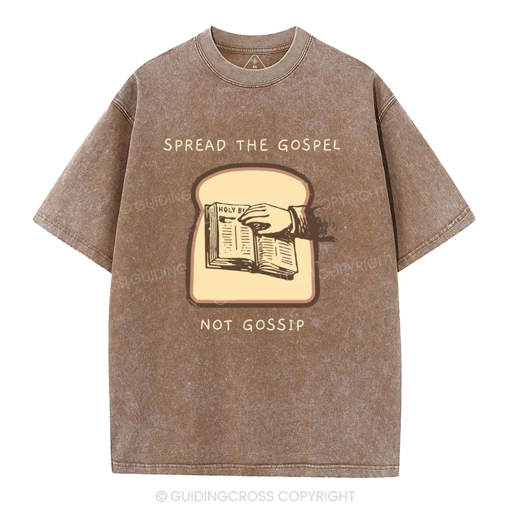 Spread The Gospel Christian Washed T-Shirt