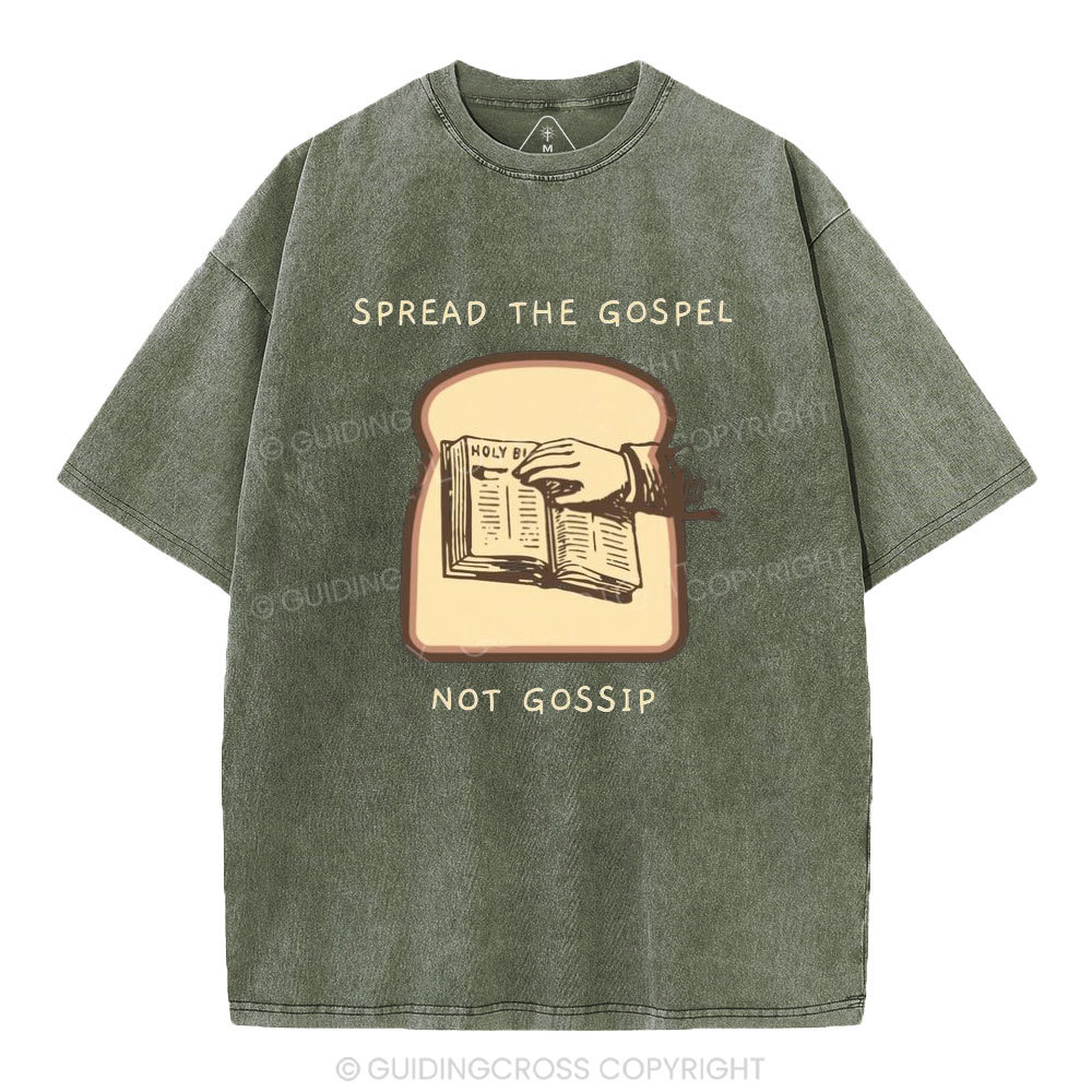Spread The Gospel Christian Washed T-Shirt