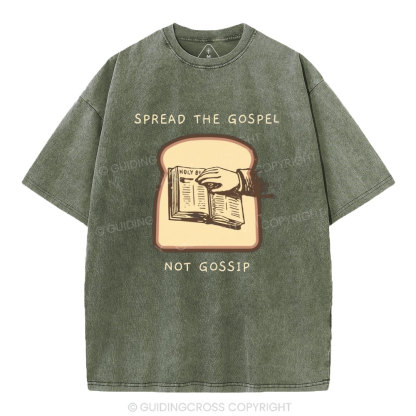 Spread The Gospel Christian Washed T-Shirt