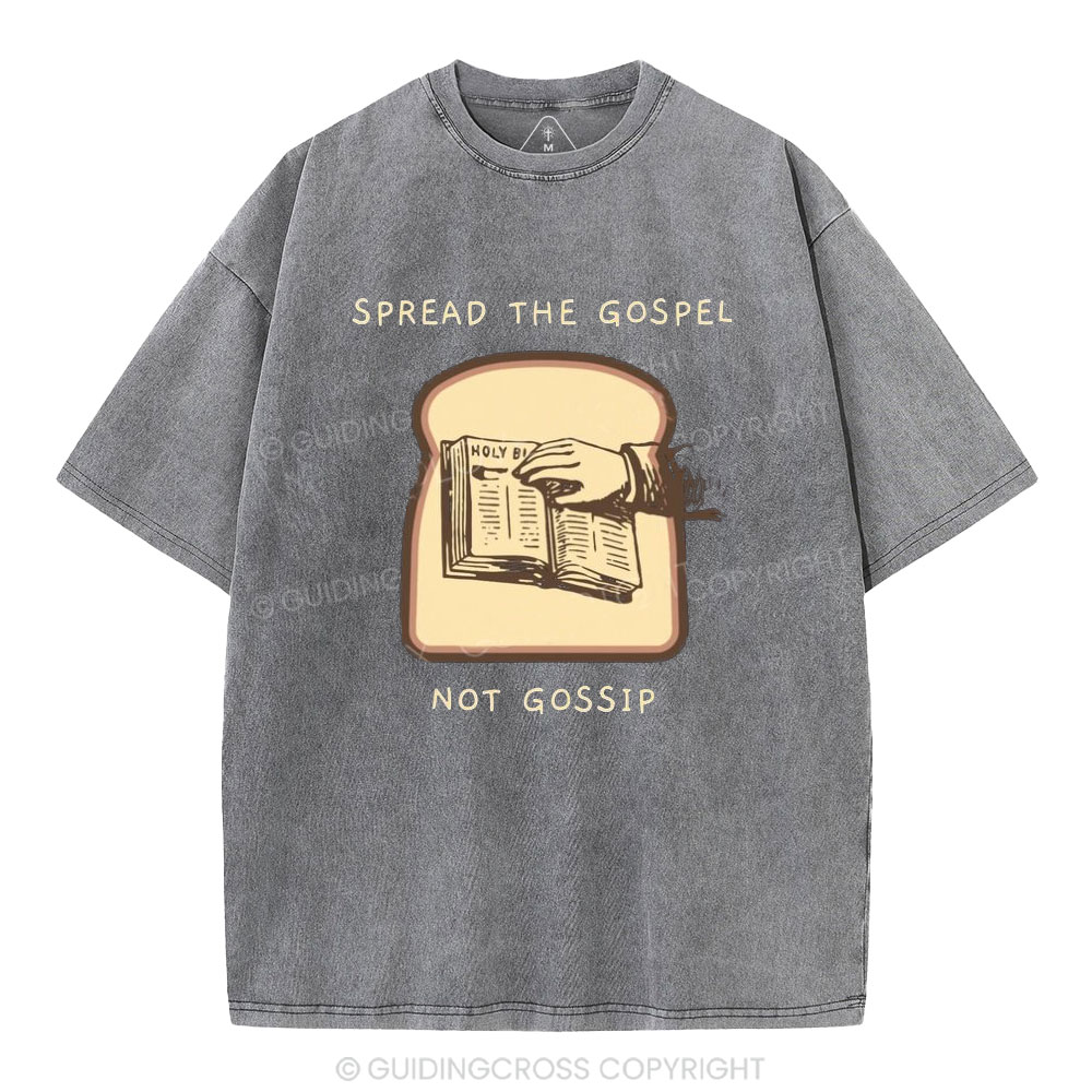 Spread The Gospel Christian Washed T-Shirt