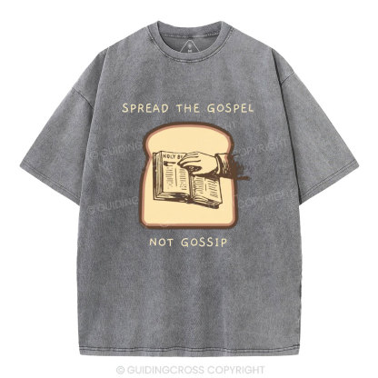 Spread The Gospel Christian Washed T-Shirt