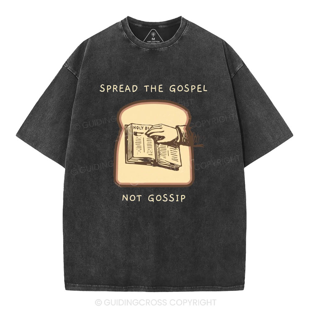 Spread The Gospel Christian Washed T-Shirt