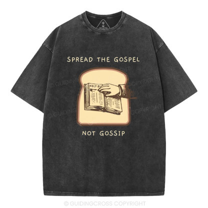 Spread The Gospel Christian Washed T-Shirt
