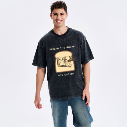 Spread The Gospel Christian Washed T-Shirt