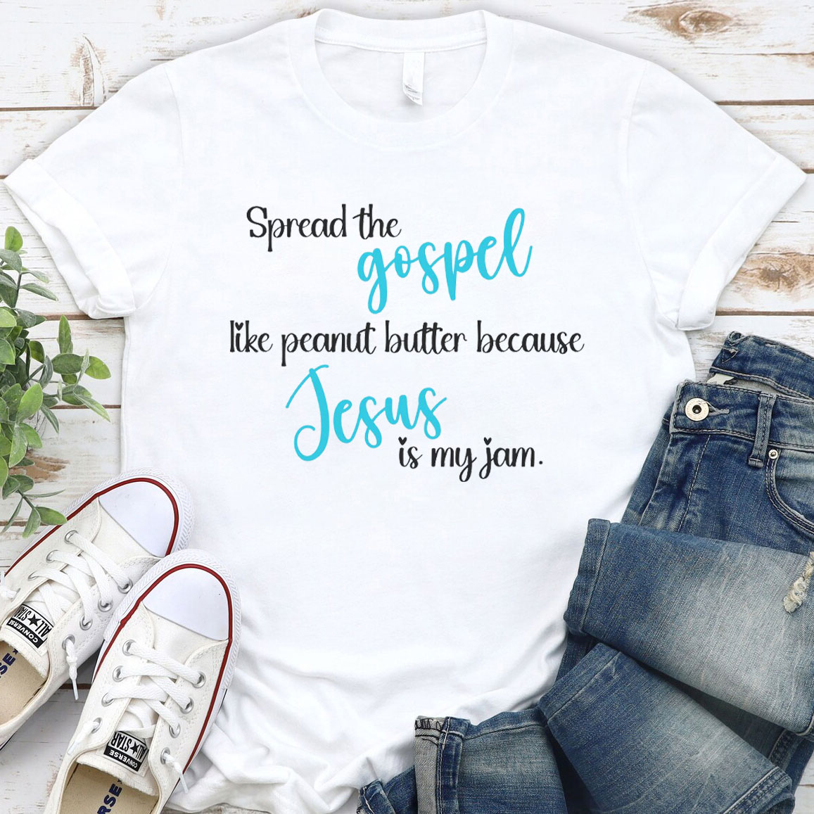 Spread The Gospel Graphic Christian T-Shirt