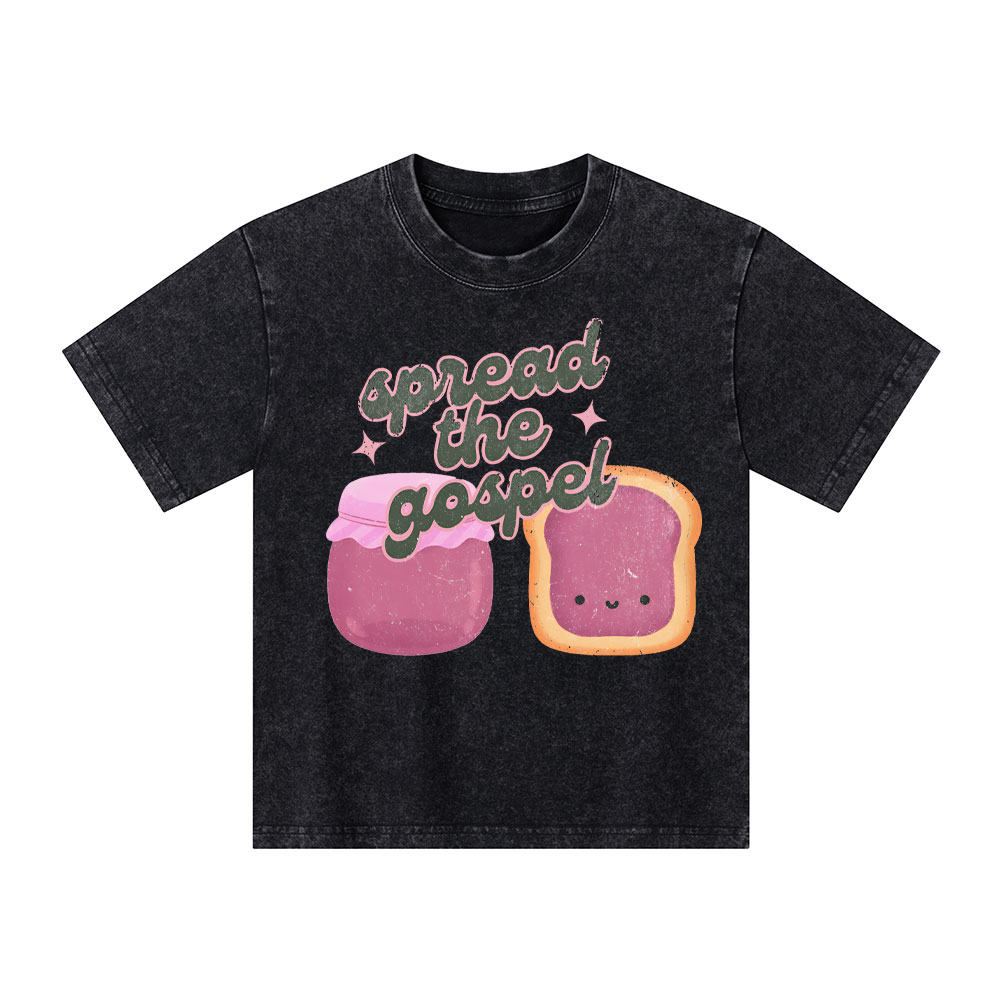 Spread The Gospel Kid Washed T-Shirt