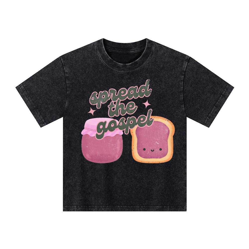 Spread The Gospel Kid Washed T-Shirt