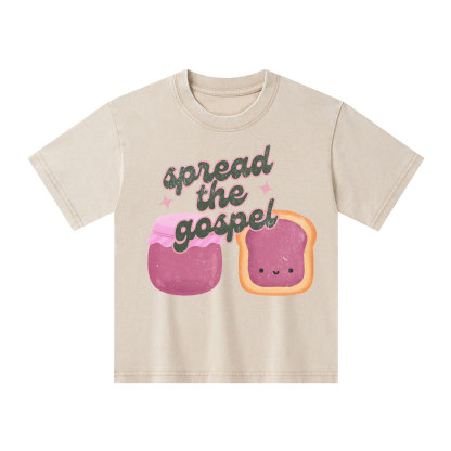Spread The Gospel Kid Washed T-Shirt