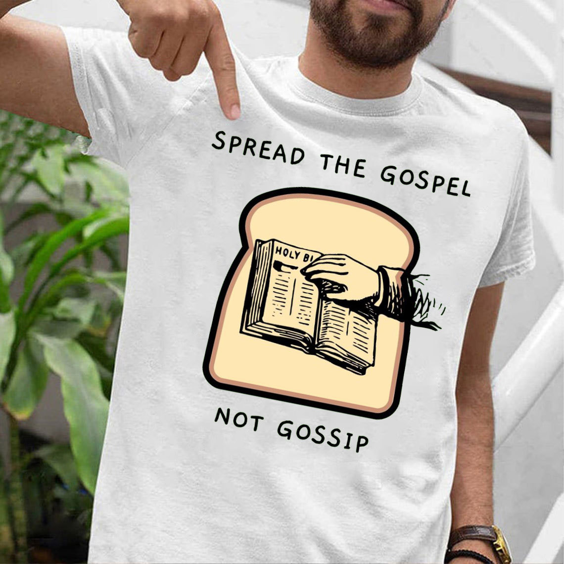 Spread The Gospel Not Gossip Christian T-Shirt