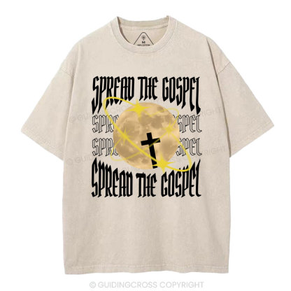 Spread The Gospel Christian Washed T-Shirt