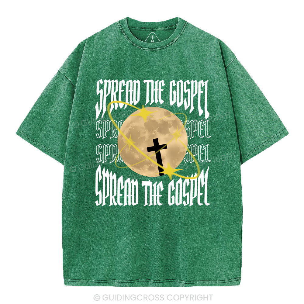 Spread The Gospel Christian Washed T-Shirt