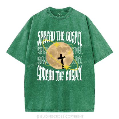 Spread The Gospel Christian Washed T-Shirt