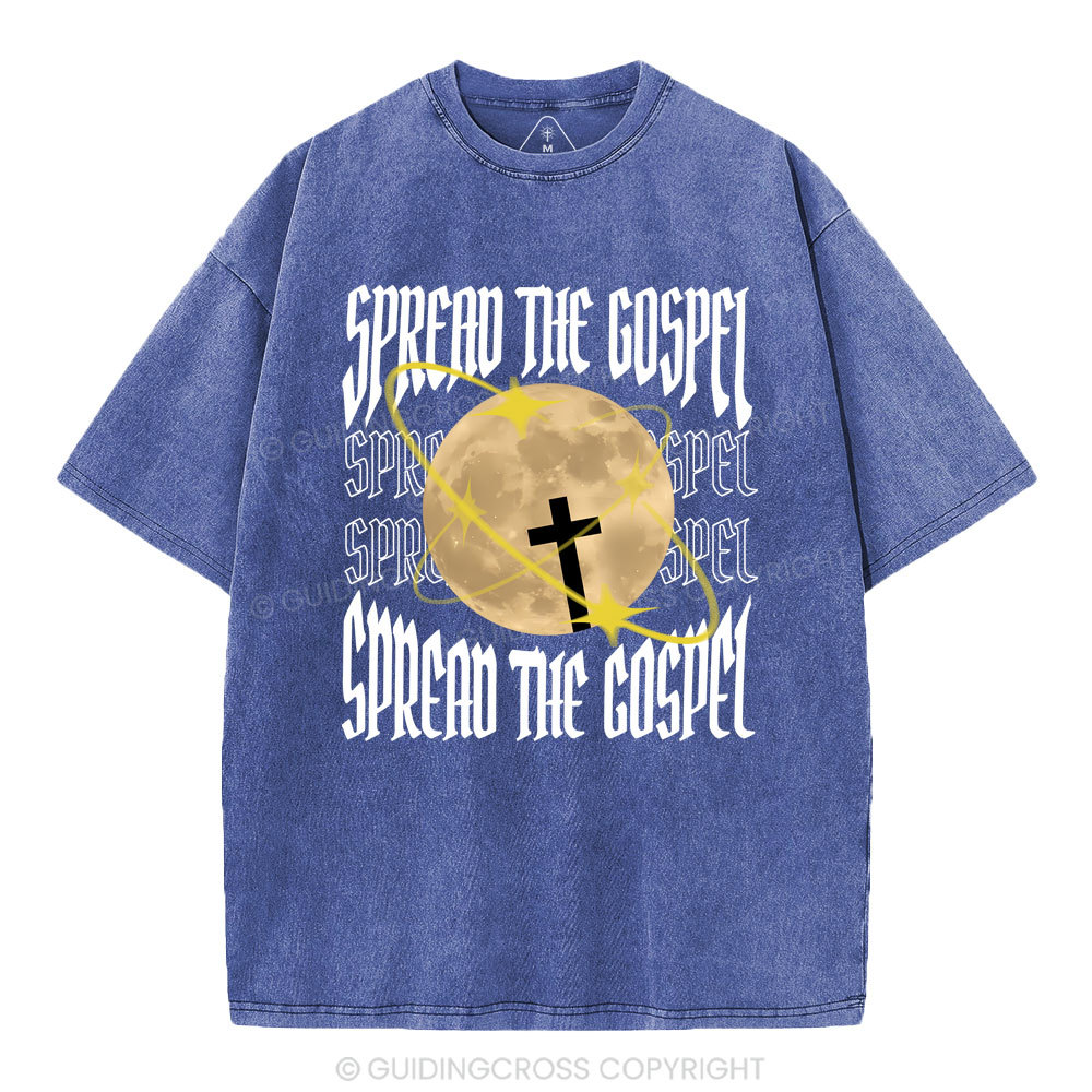 Spread The Gospel Christian Washed T-Shirt