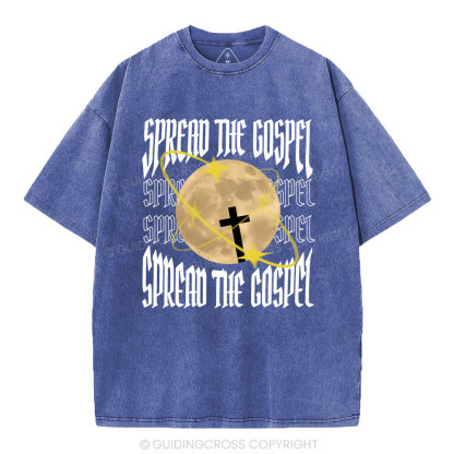 Spread The Gospel Christian Washed T-Shirt