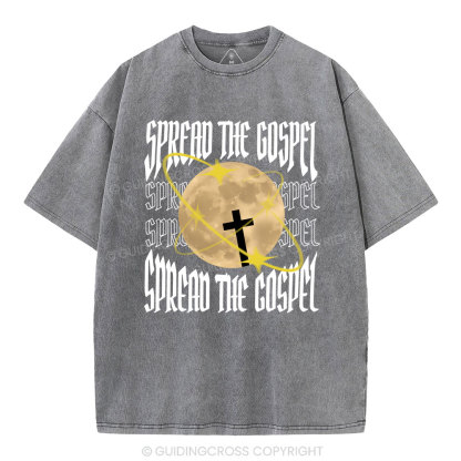 Spread The Gospel Christian Washed T-Shirt