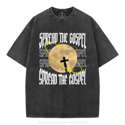 Spread The Gospel Christian Washed T-Shirt