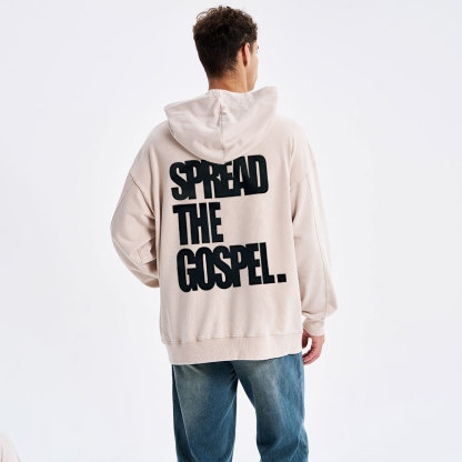 Spread The Gospels Christian Washed Hoodie