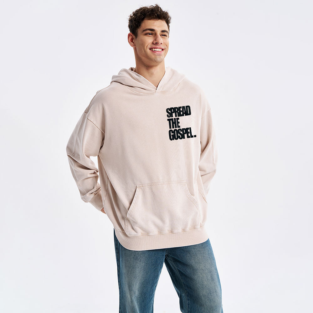 Spread The Gospels Christian Washed Hoodie
