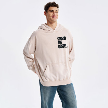 Spread The Gospels Christian Washed Hoodie