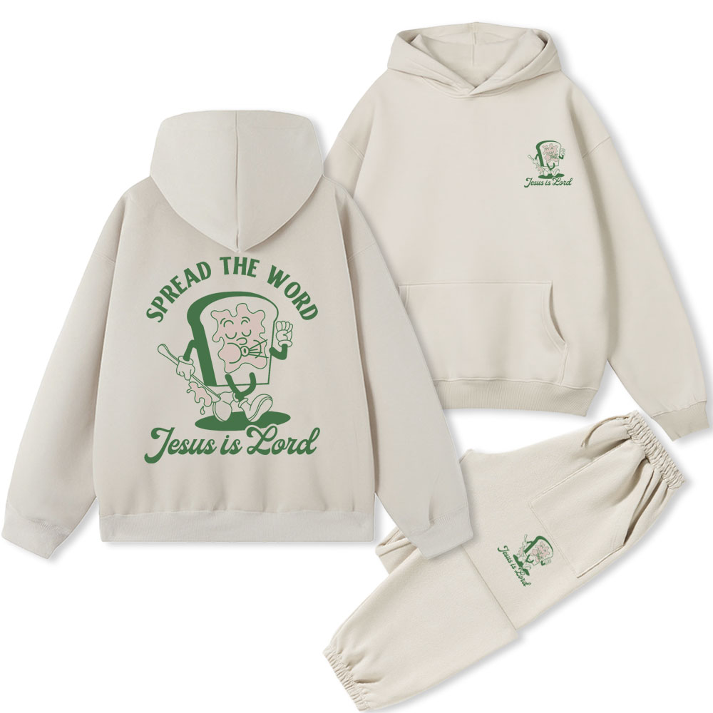Spread The Lord Christian Fleece Hoodie Set