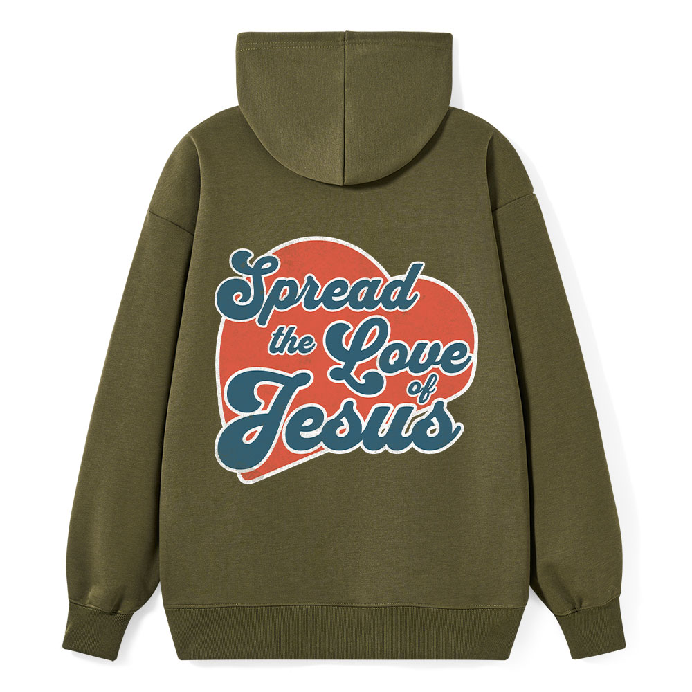 Spread The Love Of Jesus Classic Christian Hoodie