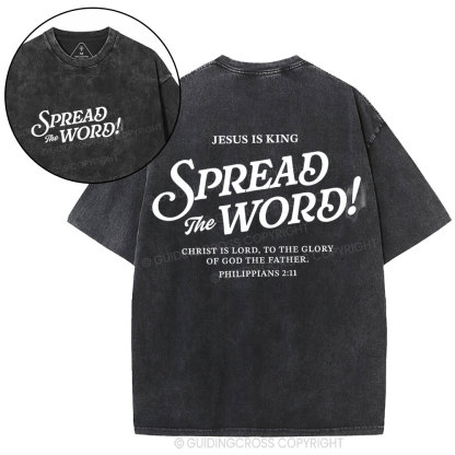 Spread The Word Christian Washed T-Shirt