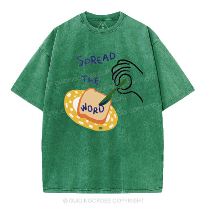 Spread The Word Christian Washed T-Shirt