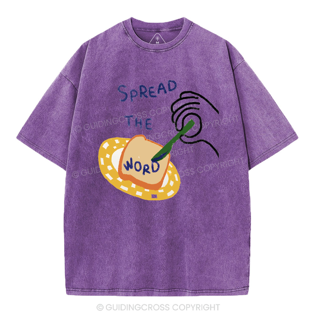 Spread The Word Christian Washed T-Shirt