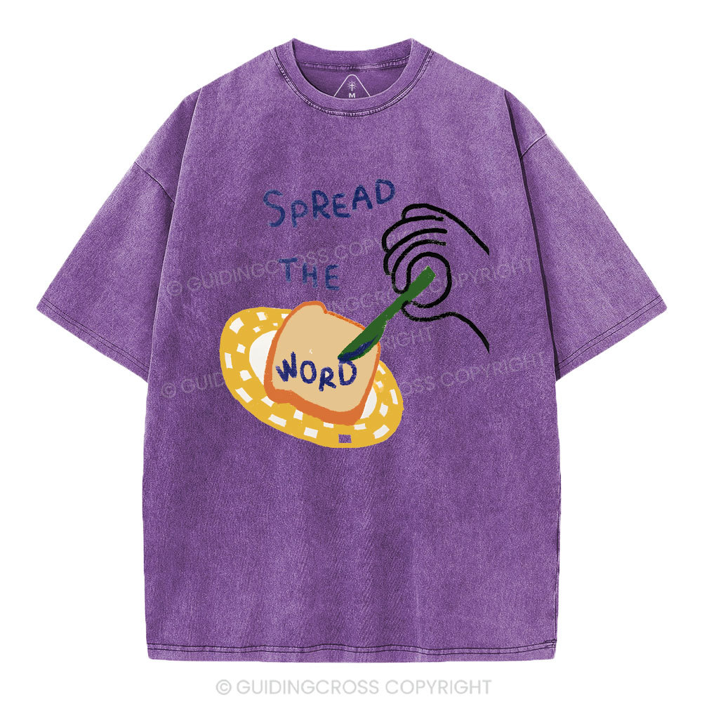 Spread The Word Christian Washed T-Shirt