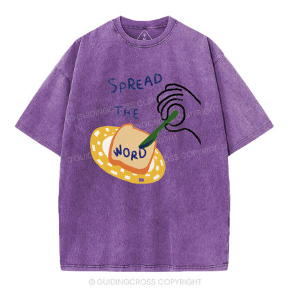Spread The Word Christian Washed T-Shirt