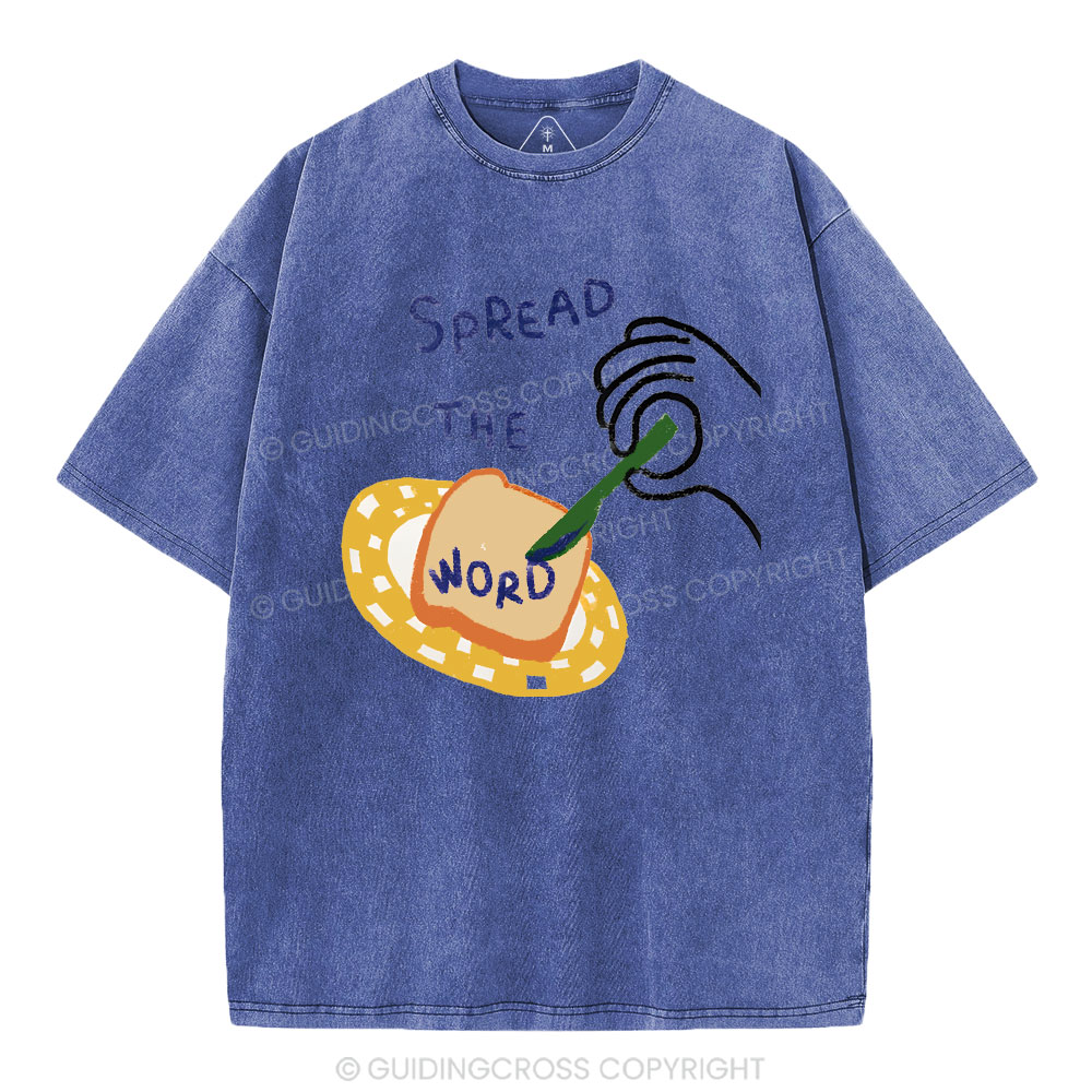 Spread The Word Christian Washed T-Shirt