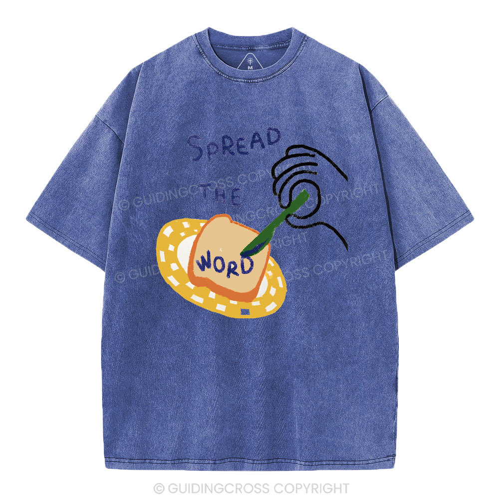 Spread The Word Christian Washed T-Shirt