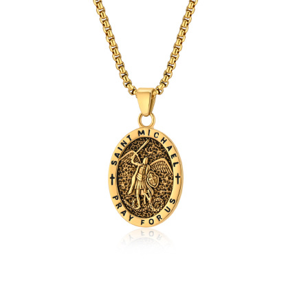 St. Michael the Archangel Christian Necklace 
