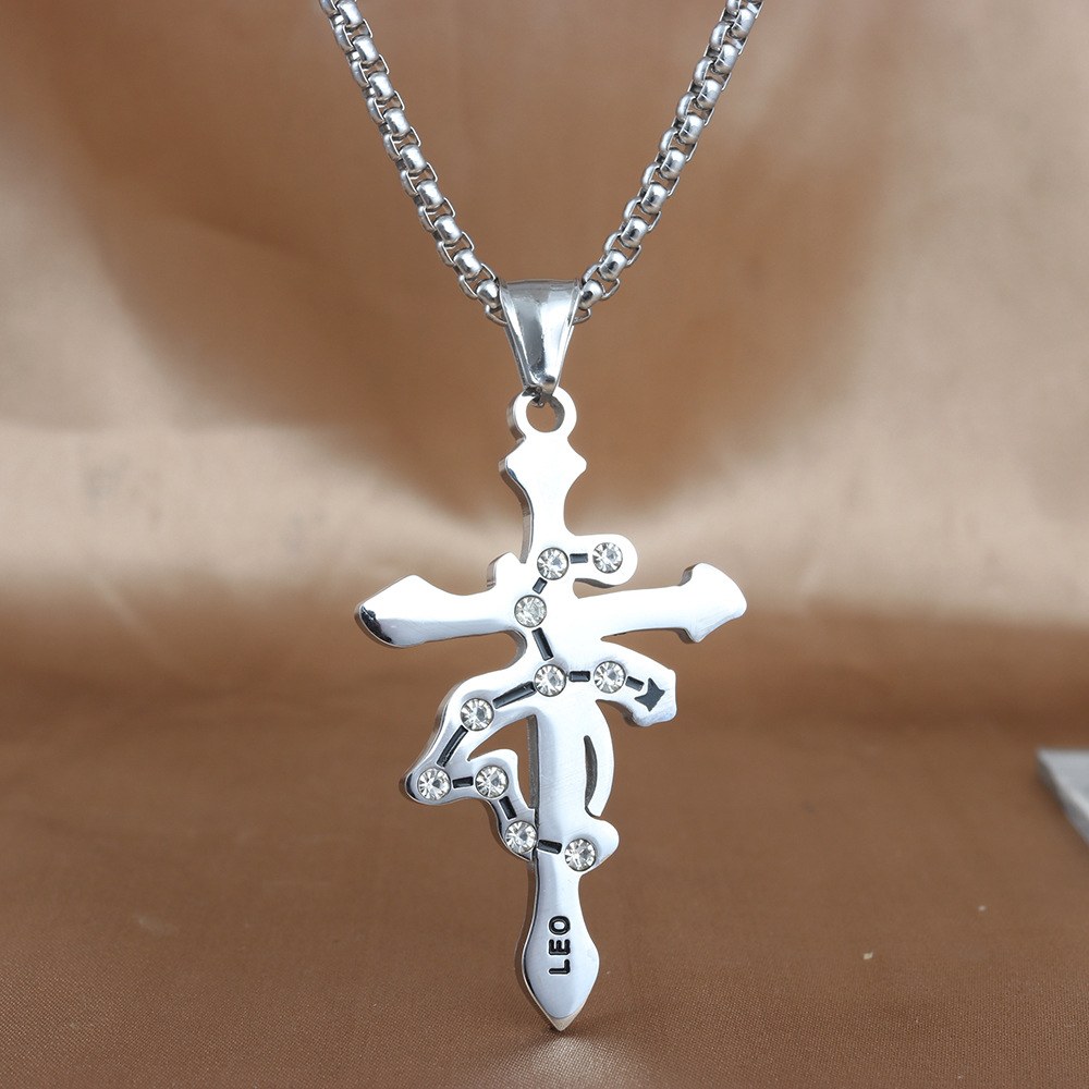 Retro Turquoise Green Heart Cross Collection Necklace