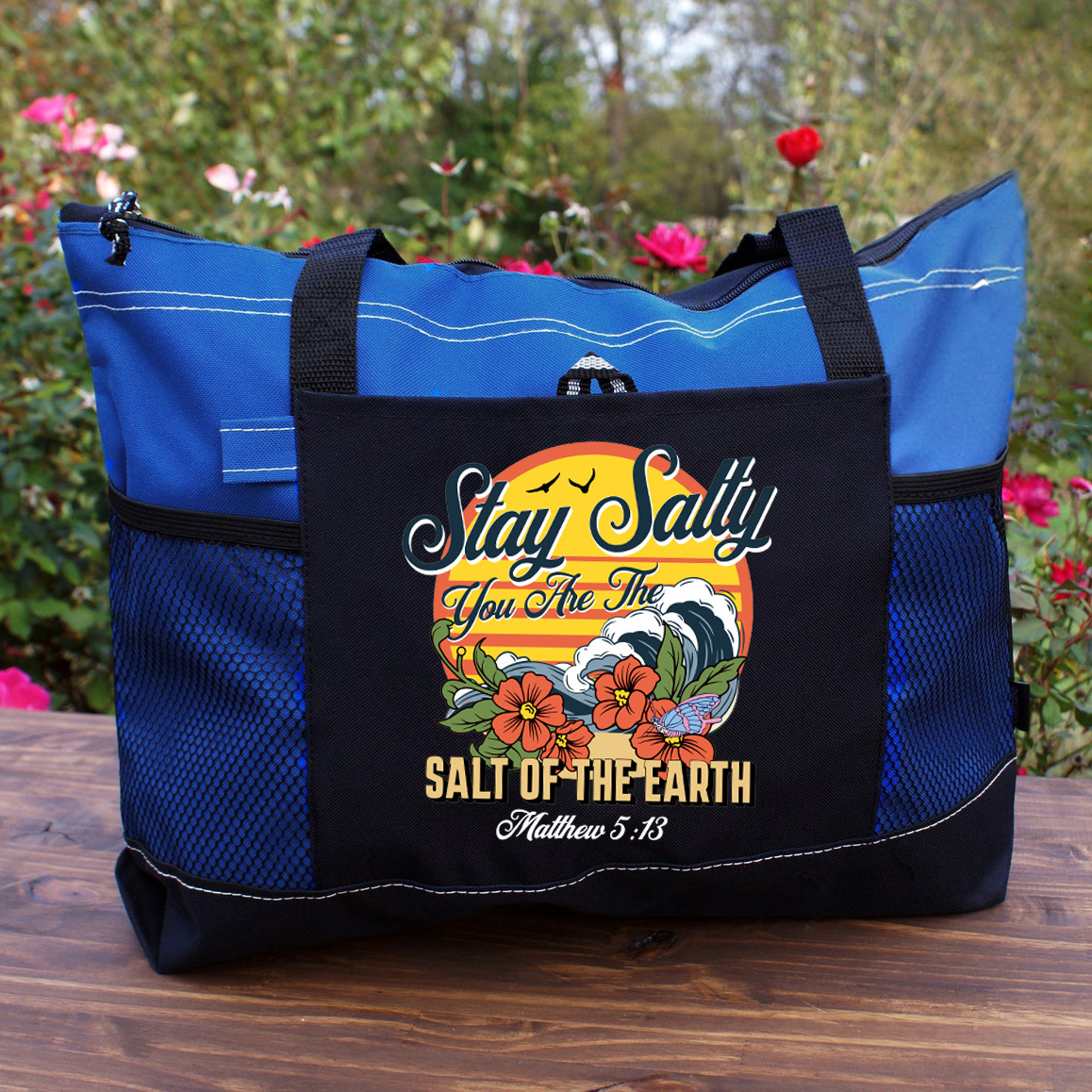 Stay And Salty Christian Tote Bag