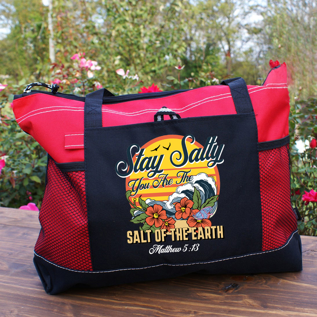 Stay And Salty Christian Tote Bag